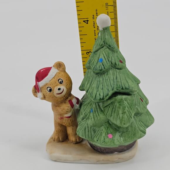 Vintage Votive Candle Holder Fine Porcelain Christmas Carollers 1982 W.A. Taiwan - Picture 5 of 8